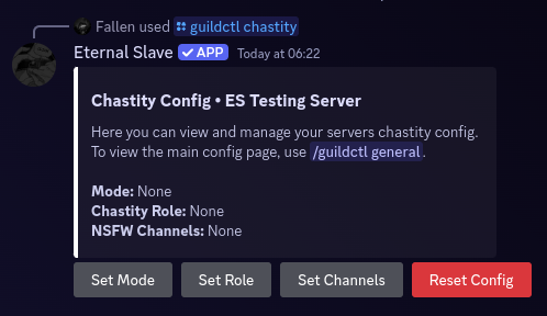 Chastity Panel - ES Server Config