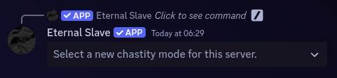 Set Chastity Mode - ES Chastity Config